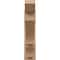 Ekena Millwork 6-in W x 26-in D x 26-in H Balboa Slat Rough Cedar Woodgrain TimberThane Outlooker, Primed Tan OUTUR060X26X26BOA24RCPR - alternate 5
